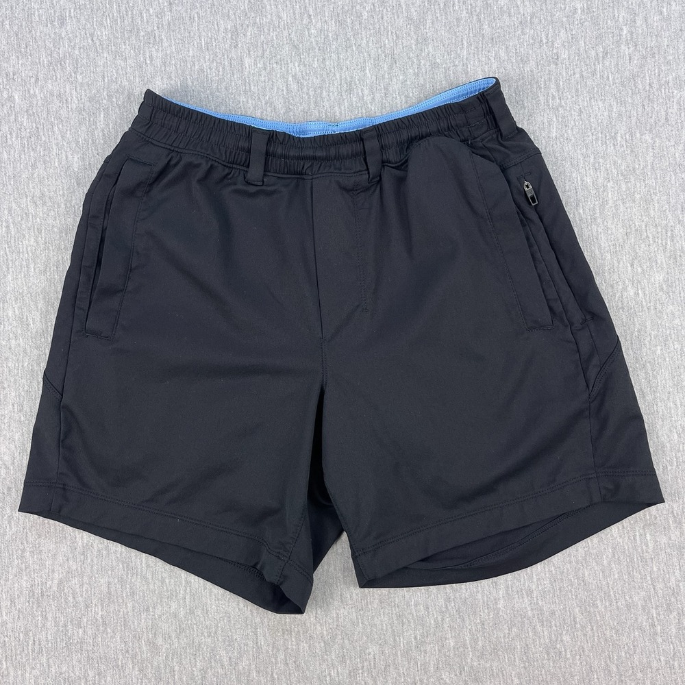 Birddogs Lined Shorts Mens S-Short 6" Inseam Black Stretch Athletic Blue Liner